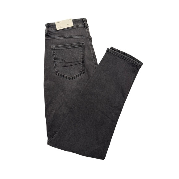 American Eagle Outfitters Denim - NWT American Eagle Mom Jeans Washed Black Stretch High Rise Denim‎ 8 Long 2702